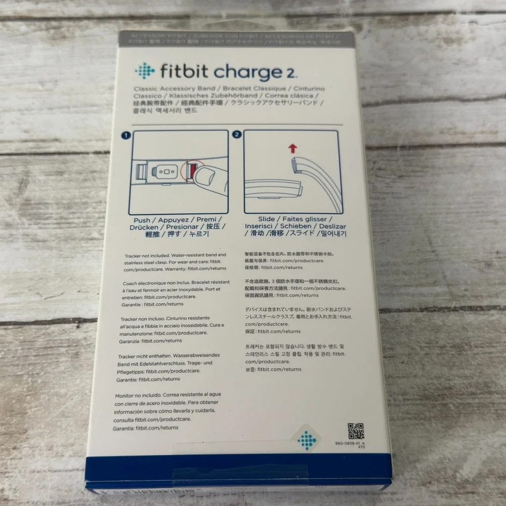 Fitbit Charge 2 Band‎ Purple Size Small Classic Accessory Band Bracelet Sealed